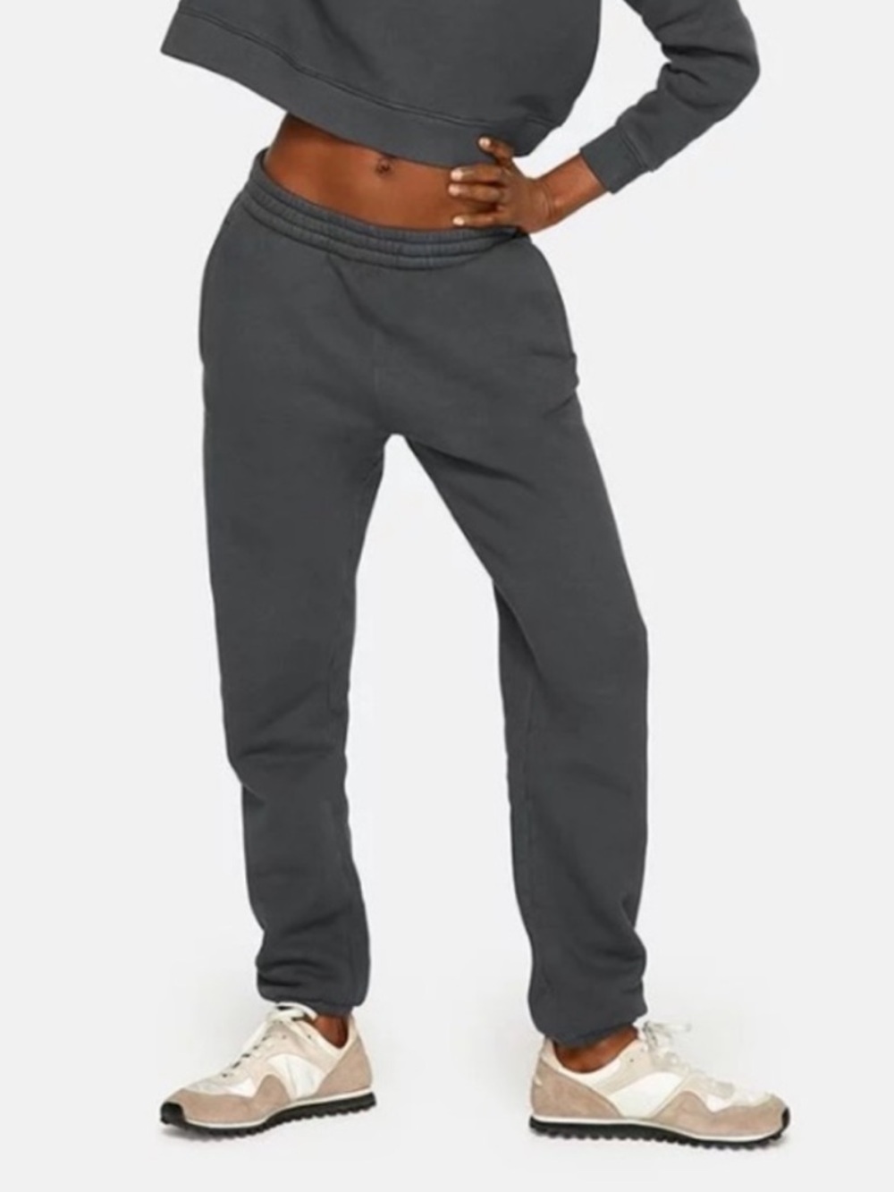 Outdoor Voices Brand New (NWT) Teddy Cotton Sweatpants - Basalt